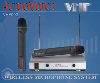 Радиосистема с ручным микрофоном AUDIOVOICE VHF002 2VM